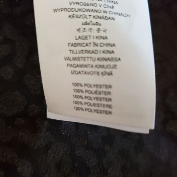 Michael Kors Metallic Leopard Top Sz M - Picture 10 of 11